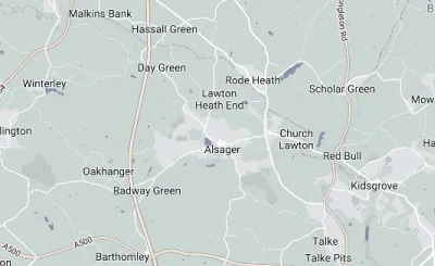 Map showing the location of Cheshire South Methodist Circuit