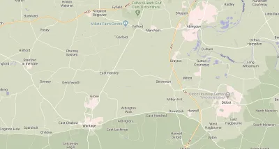 Map showing the location of Wantage & Abingdon