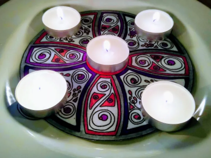 Celtic Advent Wreath