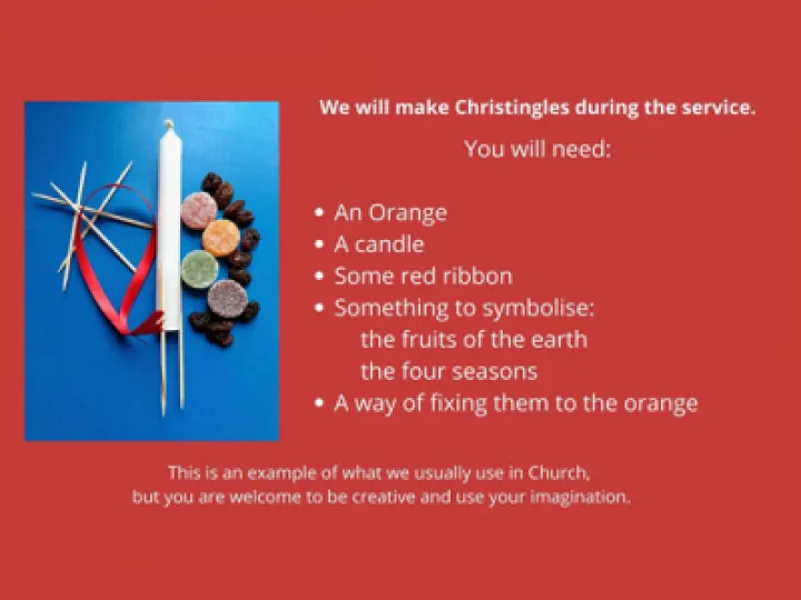 2020 Christingle Ingredients