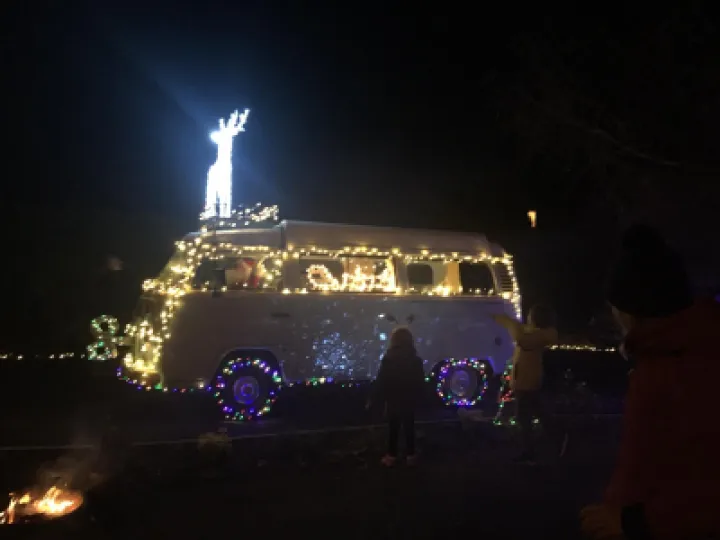 1st place &ndash; Santas Campervan at night
