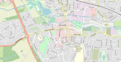 Map showing the location of The Crossing