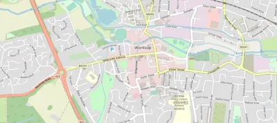 Map showing the location of The Crossing