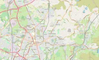 Map showing the location of Oldham Methodist Circuit