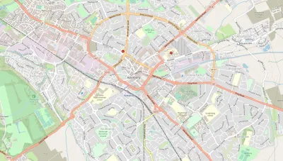 Map showing the location of Aylesbury Methodist Church