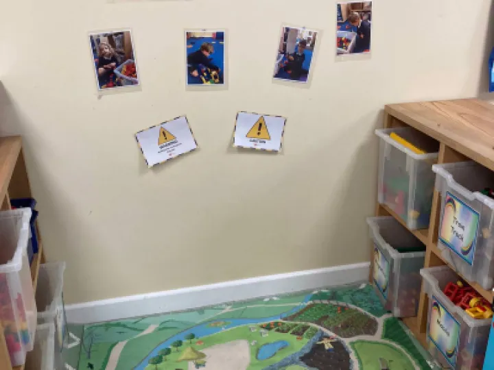 Play area in Amethyst classroom