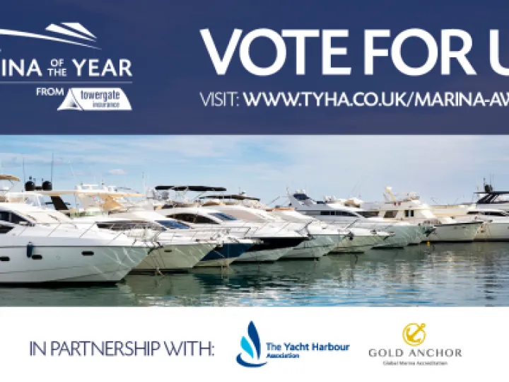 Towergate Insurance Marina of the Year 2022 Vote for us Banner (002)