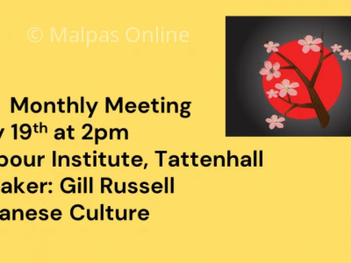 U3A May 2022 Poster
