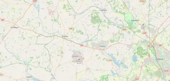 Map showing the location of West Oxfordshire Methodist Circuit