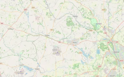 Map showing the location of West Oxfordshire Methodist Circuit