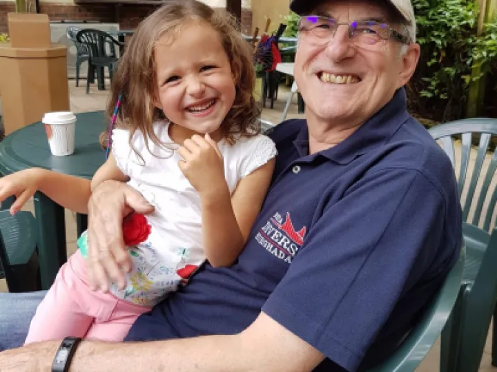 Colin Nicholls & Granddaughter