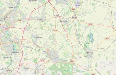 Map showing the location of Trinity Circuit