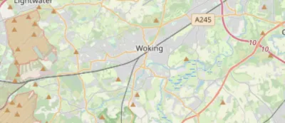Map showing the location of Wey Valley Methodist Circuit
