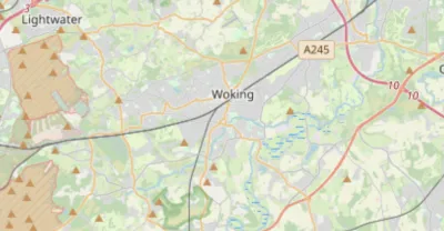 Map showing the location of Wey Valley Methodist Circuit
