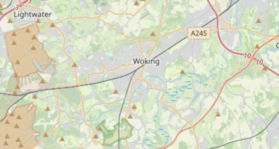 Map showing the location of Wey Valley Methodist Circuit