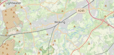 Map showing the location of Wey Valley Methodist Circuit