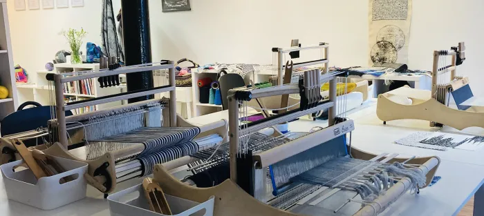 Studio prepared for workshop