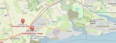 Map showing the location of Shropshire & Marches Methodist Circuit