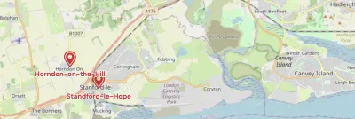 Map showing the location of Shropshire & Marches Methodist Circuit