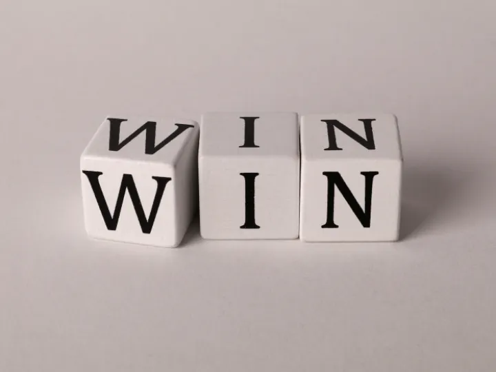 Word Win Made with Dice