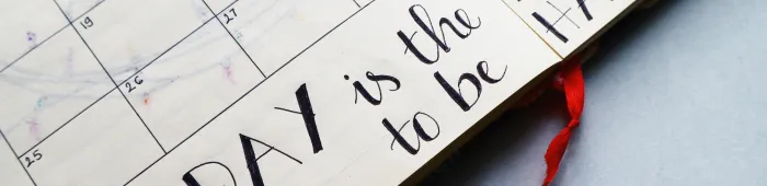 Writings In A Planner