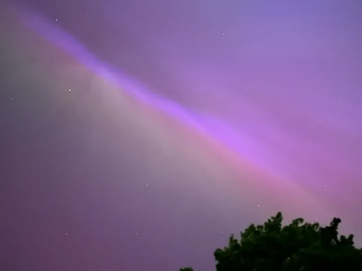 Aurora from Turnpike by Val Warner