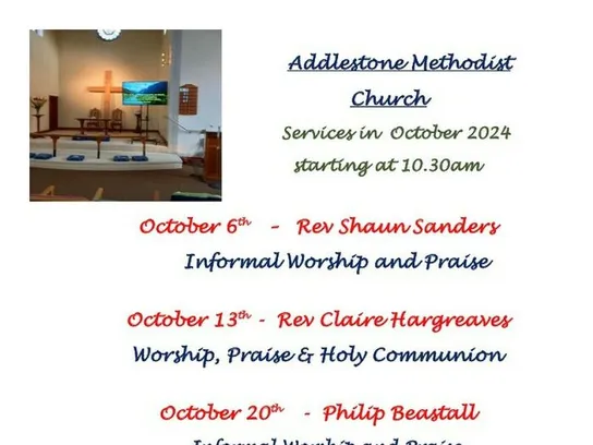Sunday Services Oct 2024