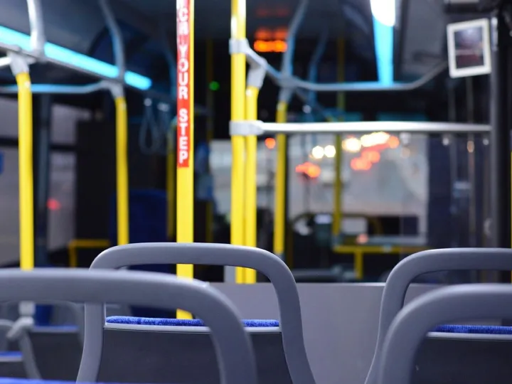 Bus, inside, empty