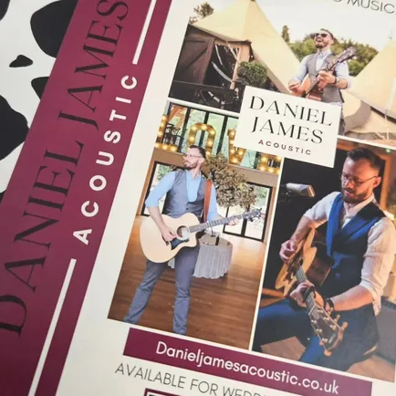 Dan James Acoustic A5 Flyers 170gsm Silk