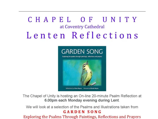 Chapel of Unity Lenten Reflections 2025