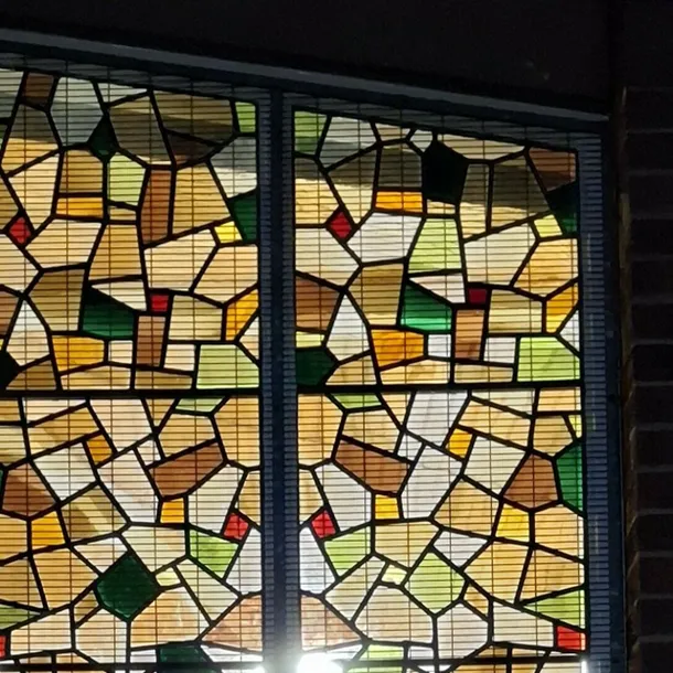 Whittington Moor Stained glass