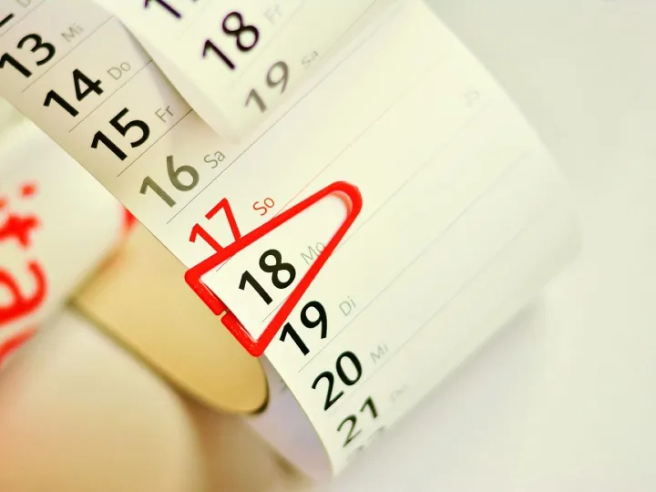Calendar, date, events, planning, save to list