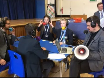 The Claxon Starts The Challenge Live On Air