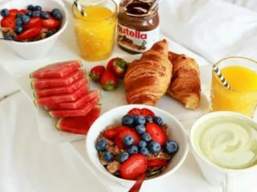 breakfast in bed