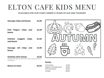 Kids Menu