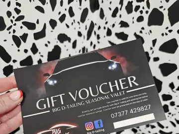 Big D-Tailing Gift Vouchers