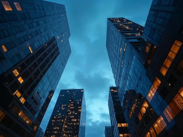 Skyscraper building cityscape