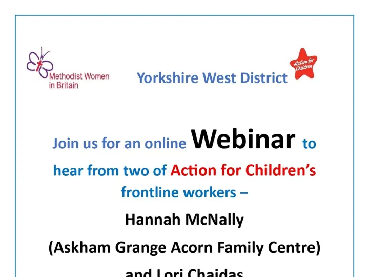 Mwib Webinar Poster &ndash; Methodist Women in Britain