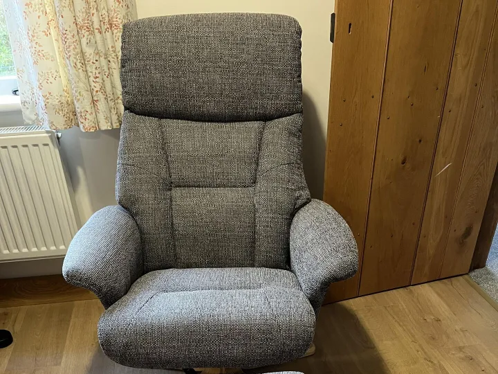 Items for sale &ndash; Swivel recliner chair and footstool &pound;95