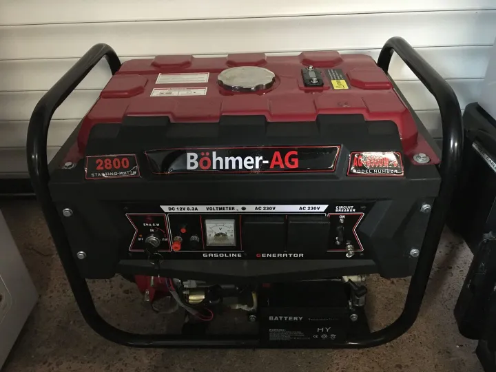 Items for sale &ndash; Bohmer-AG Generator 2800  Starting Watts &pound;125.00