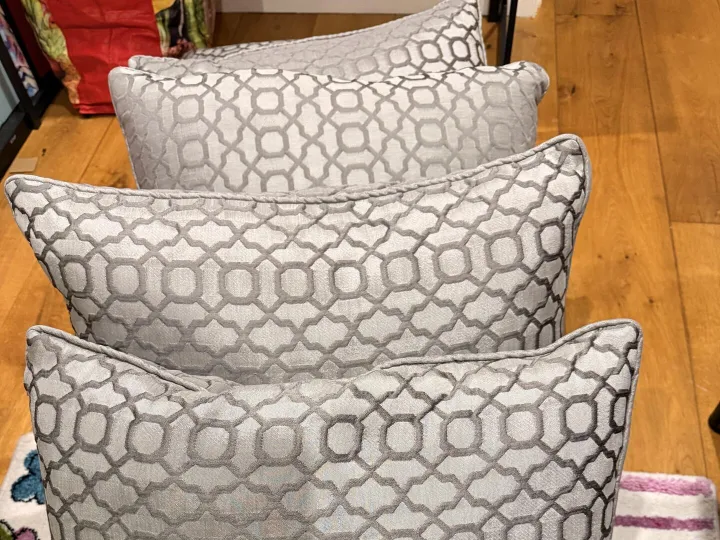 Items for sale &ndash; 5 x 22 inch modern feather filled cushions &pound;30