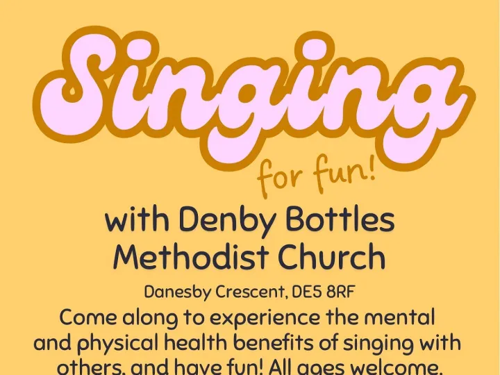 Singing For Fun Denby Flyer