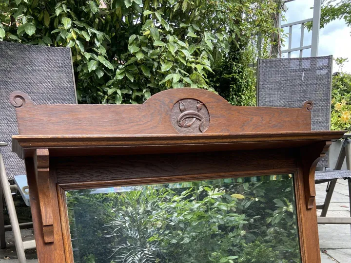Items for sale &ndash; Wooden framed bevell edge mirror &pound;15