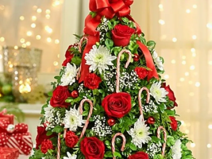 Christmas Flower Decorations 1