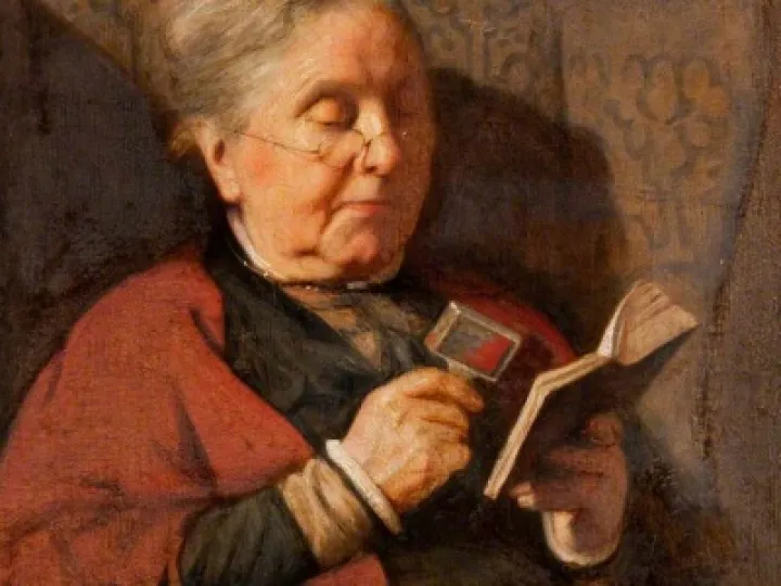 Old Woman reading