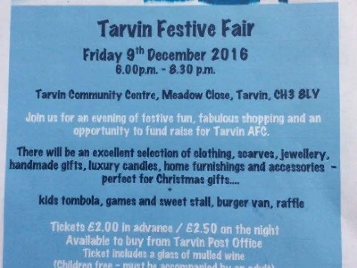 Tarvin Football Festive Fair