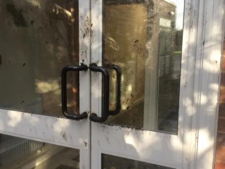 TCC Vandalism on Rear Door IMG_1313 (1)