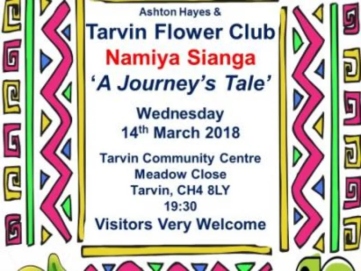 AH&T Flower Club poster Mar 2018