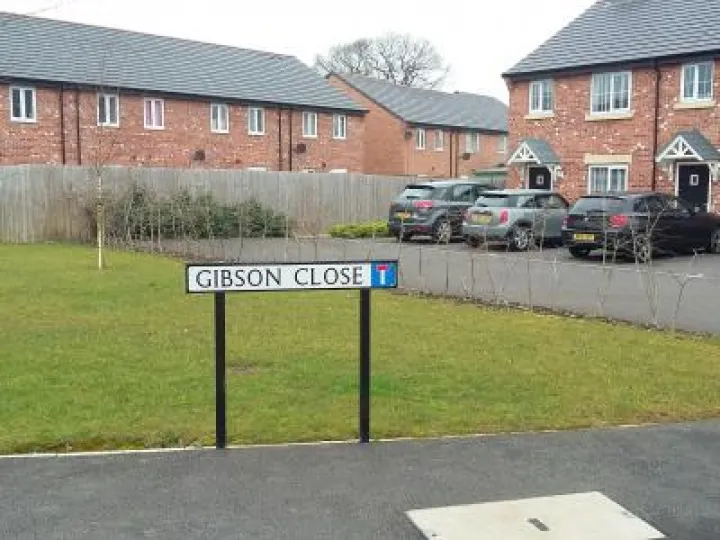 THG Street Names Gibson Close