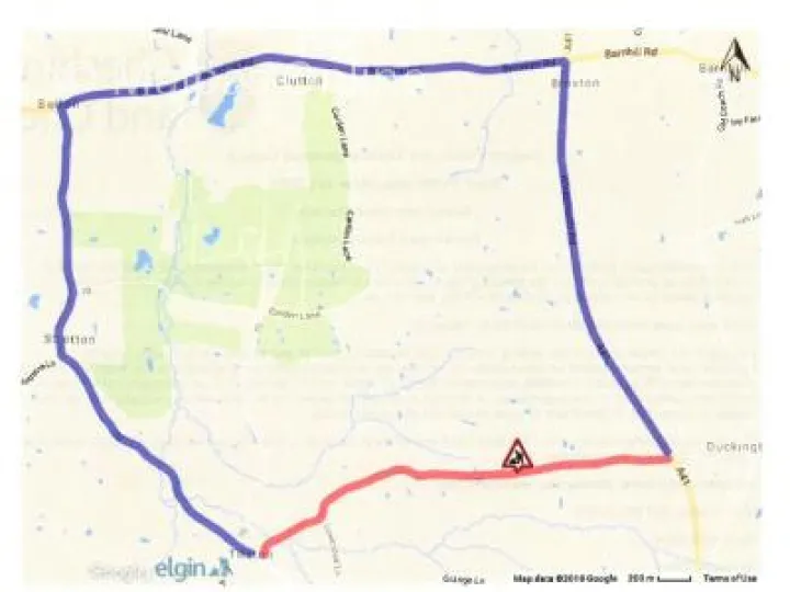 Road closure 16-04-18